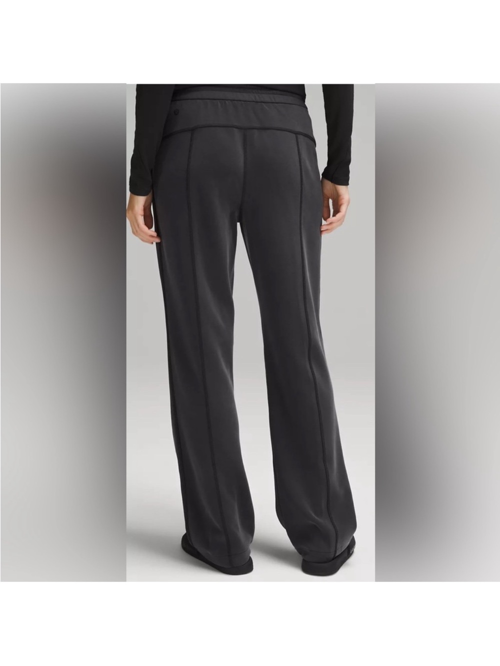 lululemon athletica Black Wide-Leg Active Pants